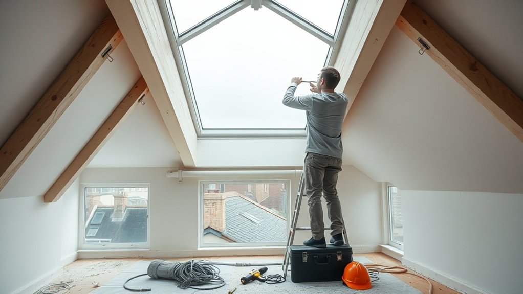 Electric Skylight Installation Newbury