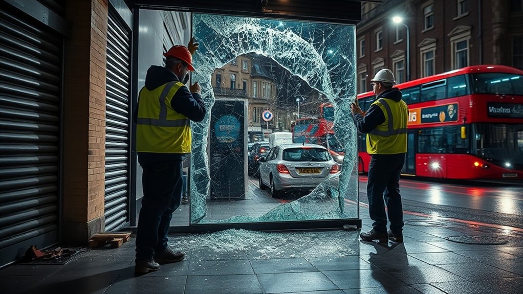 Emergency Shop Front Repair Newbury