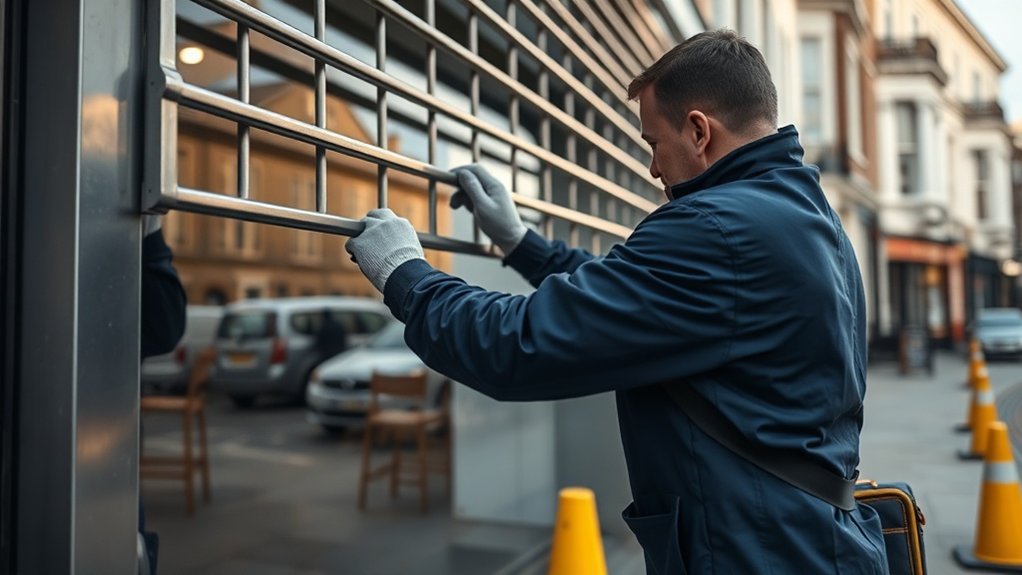 Security Grille Installation Newbury