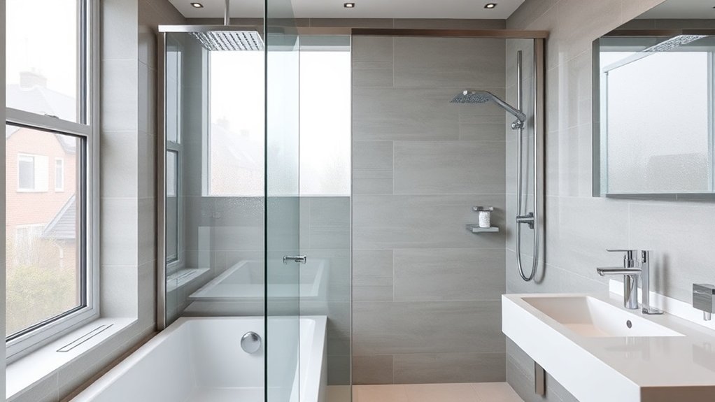 Semi-Frameless Shower Screens Newbury