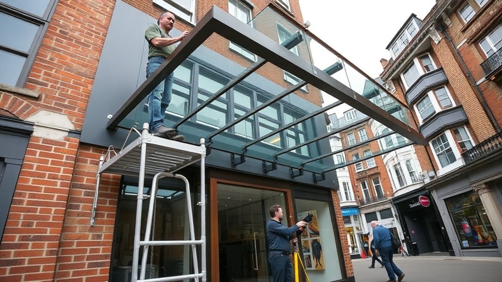 Shopfront Canopy Newbury